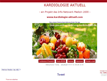 Tablet Screenshot of kardiologie-aktuell.com